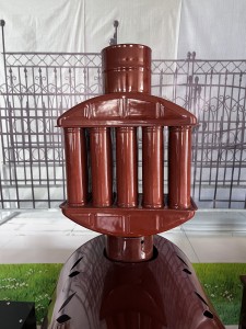 Enamel coating chimney