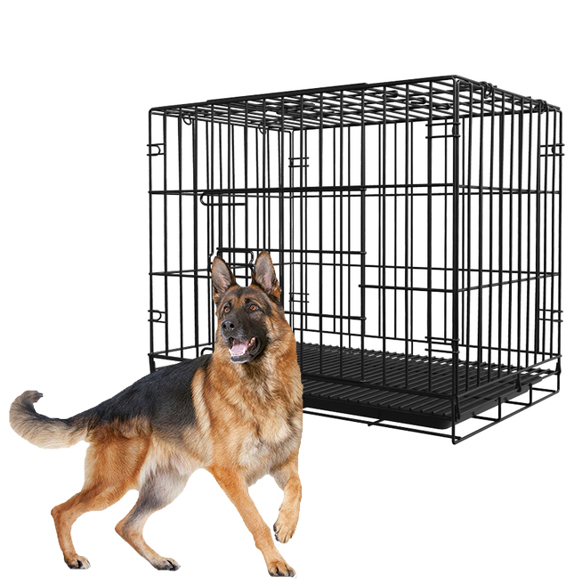 Welded steel is extremely durable to keep your pet safety secure (5)